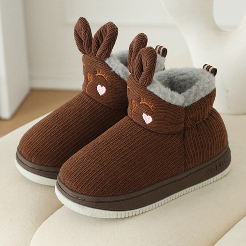 冬季儿童包跟棉拖鞋女童男童可爱大童防滑保暖加厚学生棉鞋居家鞋,淘宝优惠券,粉丝福利购,淘宝优惠卷