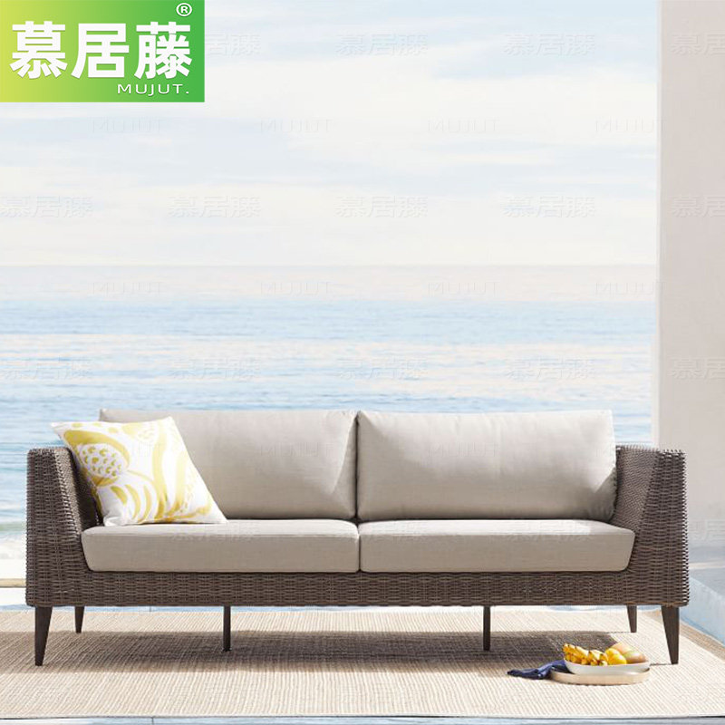 户外沙发藤编三人客厅休闲藤制防晒防水印尼庭院室外阳台家具藤椅,淘宝优惠券,粉丝福利购,淘宝优惠卷