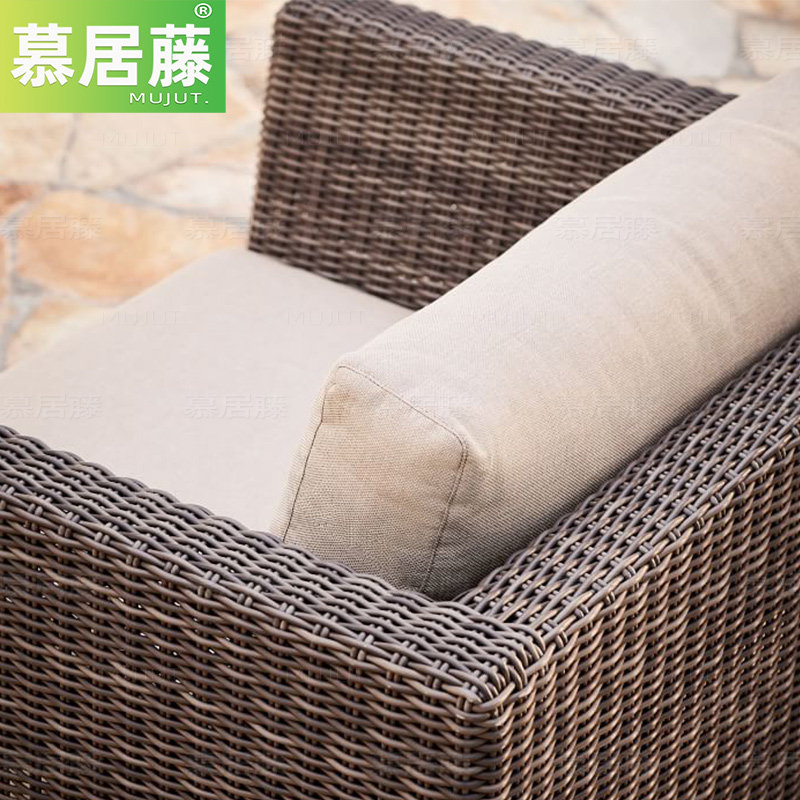 户外沙发藤编三人客厅休闲藤制防晒防水印尼庭院室外阳台家具藤椅,淘宝优惠券,粉丝福利购,淘宝优惠卷