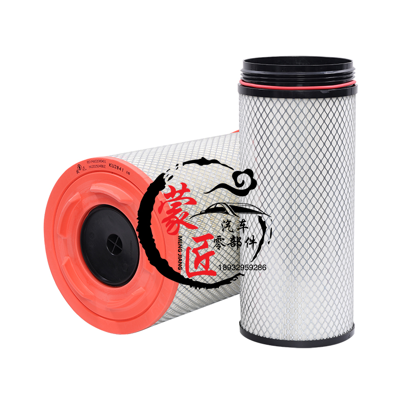 适配原厂K2841空气滤芯陕汽德龙F3000新m3000自卸车X3000空滤豪沃 - 图2