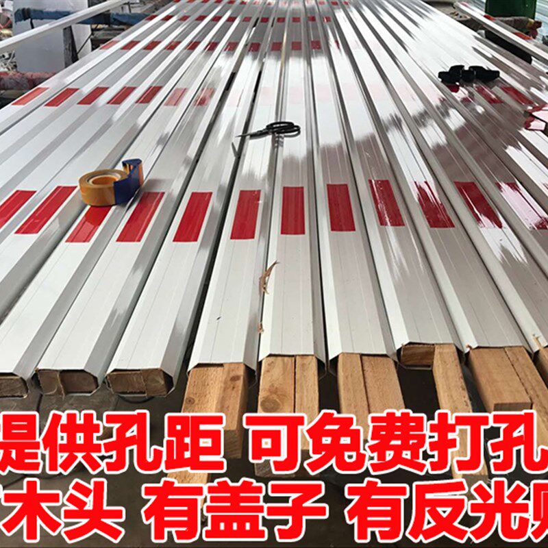 栅栏停车场加厚门卫杆八角小区杆栏杆升降杆门口拦车杆道闸杆直杆 - 图2