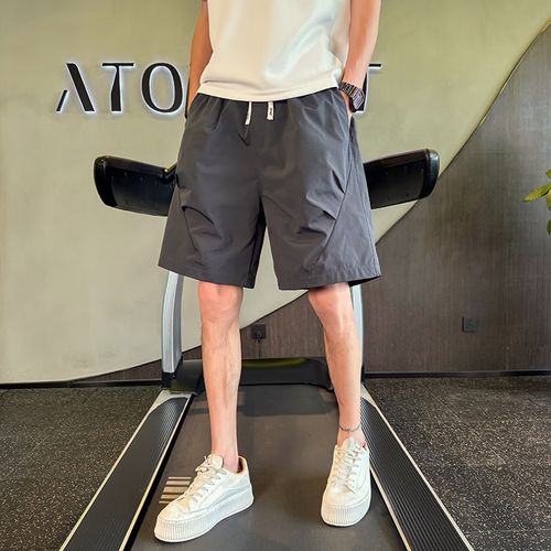 2024新款潮牌五分裤男速干伞兵短裤休闲宽松中裤子薄款夏季潮男裤 - 图2