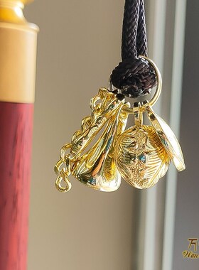 长柄学院双层手摇转轮转金筒座子特大号家用摆件彩绘大号树脂底座