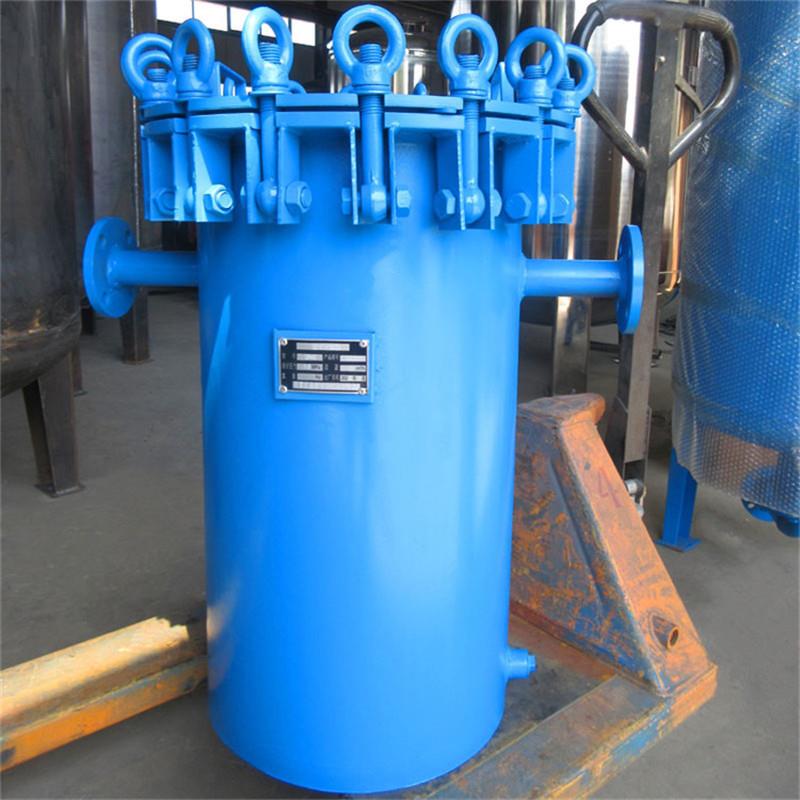 浴池毛发收集器管道篮式除污器直通快开碳钢不锈钢篮式过滤器 - 图0