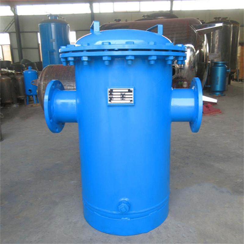 浴池毛发收集器管道篮式除污器直通快开碳钢不锈钢篮式过滤器 - 图1