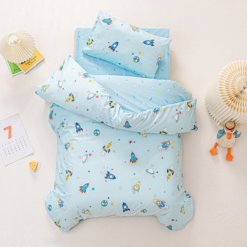 幼儿园被子三件套被套60支儿童六件套午睡O被褥宝宝入园床品夏,淘宝优惠券,粉丝福利购,淘宝优惠卷