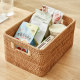 Vietnamese rattan storage basket desktop woven storage box living room remote control key snack storage basket storage basket