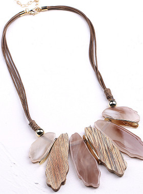 装饰品大气夸张配饰女毛衣链衣服时尚网红颈链短款锁骨链项链潮