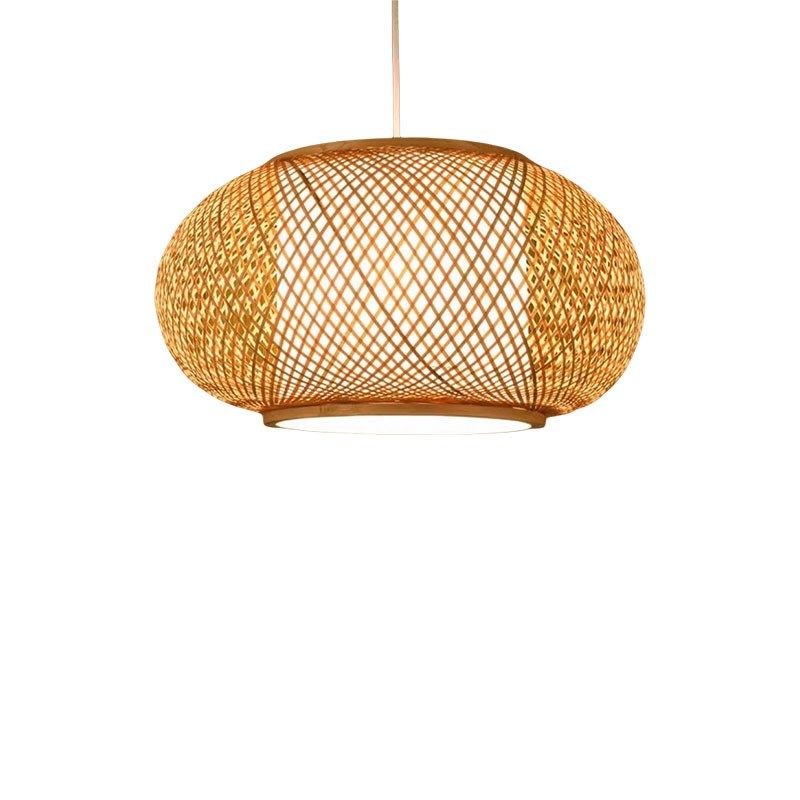 竹编餐厅吊灯中式客厅民宿日式复古藤编灯笼创意茶室禅意竹艺灯罩,淘宝优惠券,粉丝福利购,淘宝优惠卷