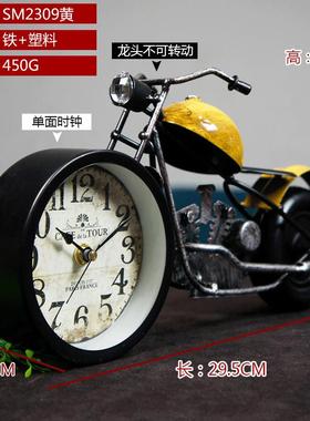 新品工业风自行车摩托车模