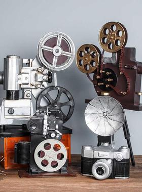 现货复古老式电影放映机模