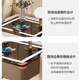 Smart bedside table light luxury simple modern installation-free bedroom charging multi-function storage solid wood storage bedside table