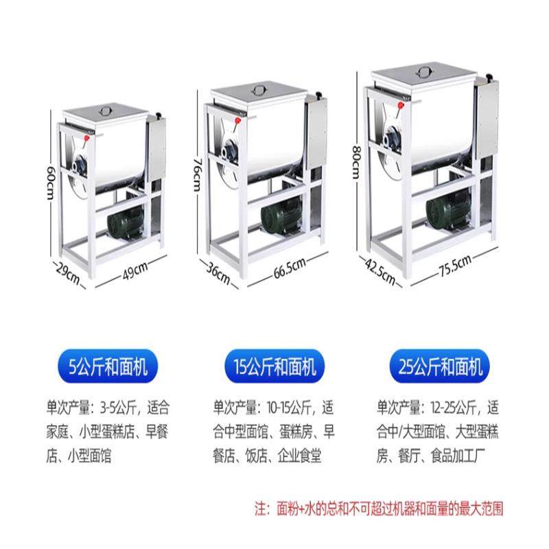 和面机商用加厚30斤电动面粉搅拌机揉面机家用小型5斤面条机工厂,淘宝优惠券,粉丝福利购,淘宝优惠卷