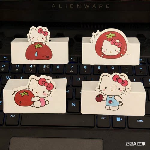 Mriya拼豆打包材料番茄kt8x10平口袋对折卡头追星出卡包装卡片 - 图1