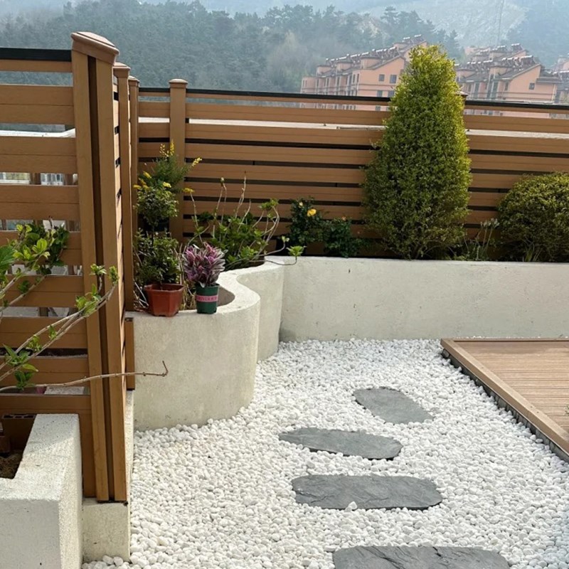 40斤白色石头大鹅卵石水洗石庭院铺地铺路花园盆栽鱼缸装饰白石子 - 图1