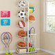 Basketball storage rack household indoor badminton soccer volleyball rack storage basket children's ball rack ball storage rack