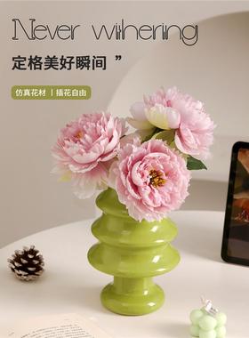 高级感圣诞树创意陶瓷花