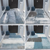 Minimalist PVC entrance door mat waterproof U-carpet wipeable door mat home entrance door mat