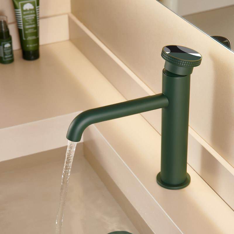 墨绿色艺术面盆洗手盆水龙头冷热全铜浴室柜洗脸盆台上下盆水龙头,淘宝优惠券,粉丝福利购,淘宝优惠卷