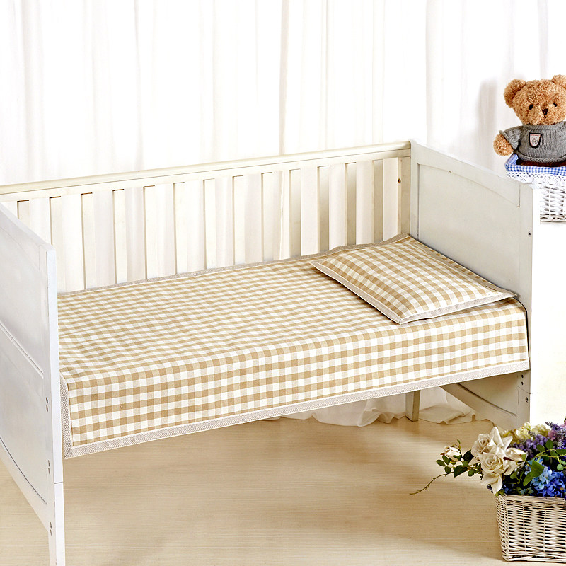 宝宝夏季亚麻凉席床单婴儿床凉席幼儿园儿童O麻棉席子不粘身送枕,淘宝优惠券,粉丝福利购,淘宝优惠卷