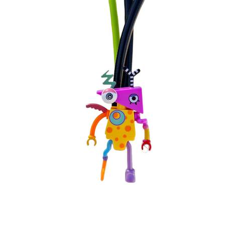 折叠自行车变速刹车线改装玩偶公仔装饰配饰束线带小布挂件挂饰 - 图2