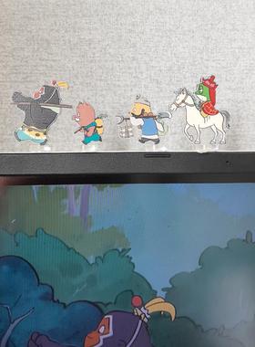 浪浪山小妖怪创意可爱电脑屏幕电视机显示屏小摆件桌面装饰用品女