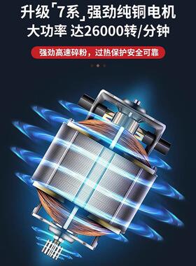 不锈钢小型家用调味粉碎机谷物超细研磨机中草药研磨机粉碎机