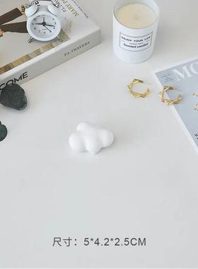 饰品拍摄道具石膏云朵高级感摄影小摆件珠宝首饰装饰拍照区展示架