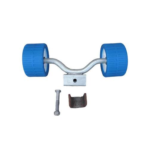 拖车配件游艇摩托车艇船用拖车轮橡皮艇拖车新款侧轮滚轮组支架 - 图3