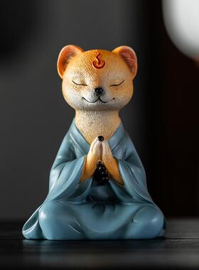 黄鼠狼黄大仙真身像体摆件办公室居家桌面装饰品礼物禅意茶宠车载