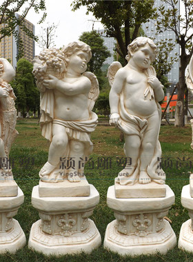 包邮欧式玻璃钢人物家居装饰工艺品婚庆摄影道具可爱天使娃娃摆件