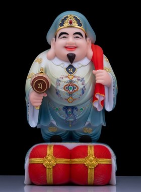 了凡居大黑天佛像密宗财神爷日式招手财神公司店铺工艺品人物摆件