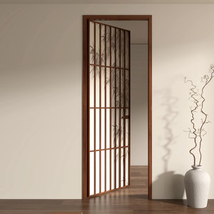 欧派卫生间门宋氏美学玻璃门平开门中式复古新款门厨房阳台推拉门