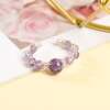 Hand-woven natural rice beads and copper wire rings European and American personalized design cross-border jewelry supply