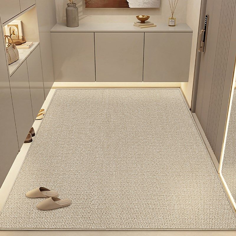 2025新款仿剑麻入n户门地垫纯色脚垫门口玄关客厅地毯防滑可裁剪,淘宝优惠券,粉丝福利购,淘宝优惠卷