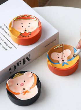 福气西游系列摆件卡通悟空客厅装饰桌面小摆设创意线香插实用礼物