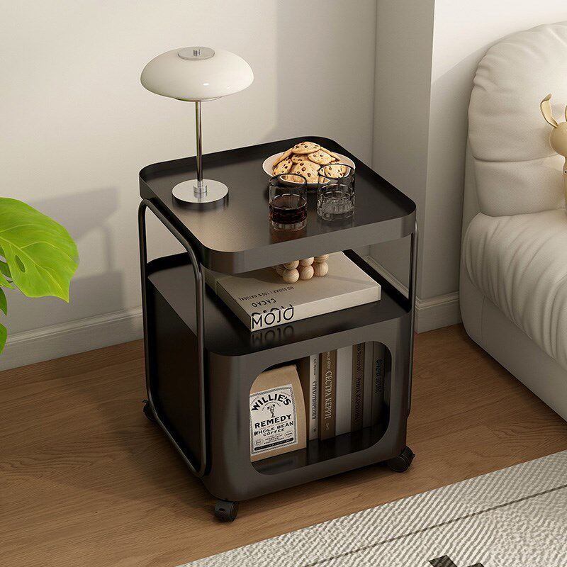 客厅小推车沙发边柜小户型家用玻璃铁艺茶几卧室床头柜可移动边几,淘宝优惠券,粉丝福利购,淘宝优惠卷