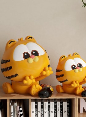 小加菲猫大电影周边潮玩客厅办公桌面房间装饰品生日车载礼物摆件