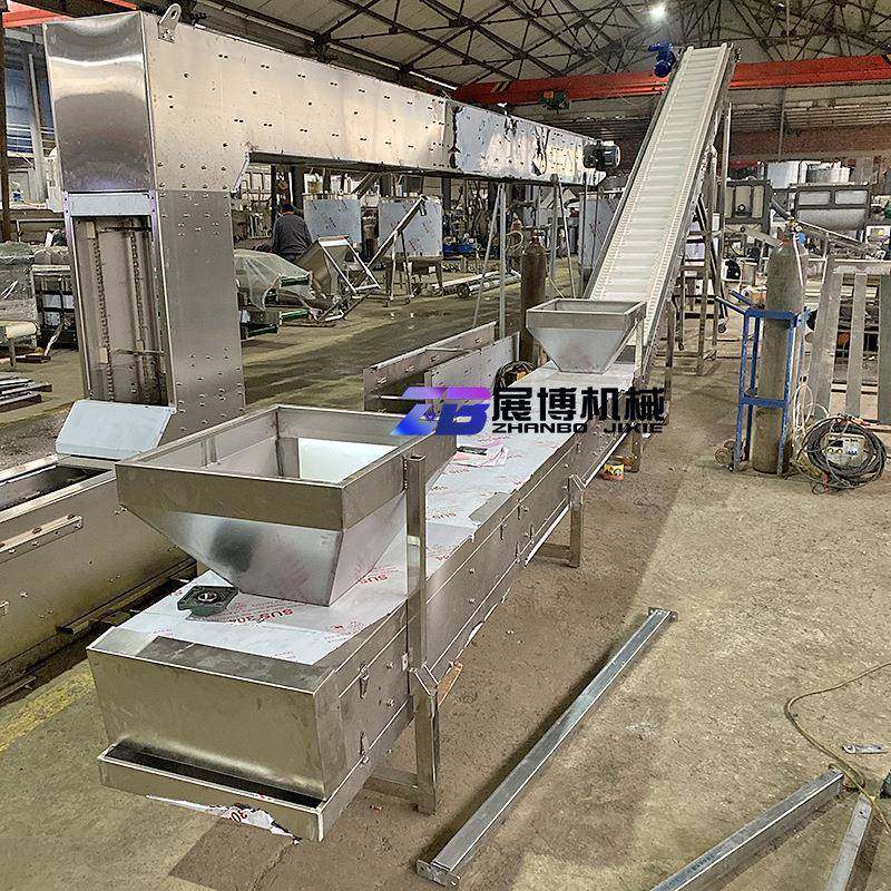 颗粒爬坡输送机食品皮带输送机不锈钢大倾角上料机裙边挡板皮带机,淘宝优惠券,粉丝福利购,淘宝优惠卷