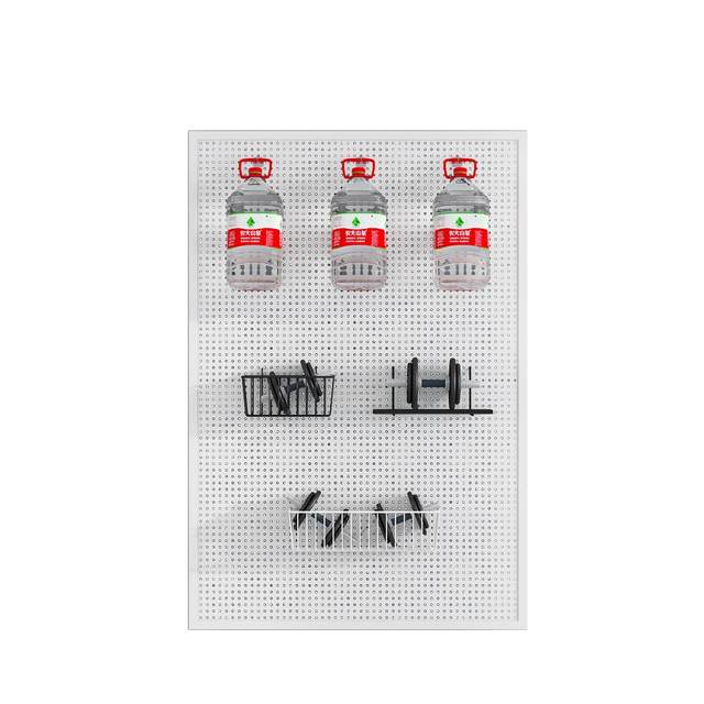 Round hole hole plate storage rack mobile phone accessories kitchen storage household wall hook hardware tool shelves