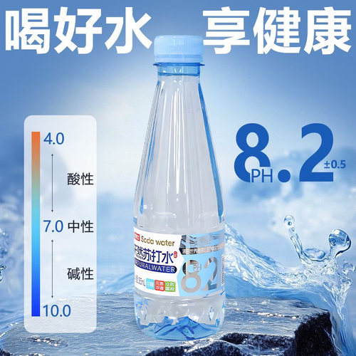 【整箱24瓶】天然苏打水0糖0脂0卡无防腐剂弱碱性酸糖饮用水降价 - 图1