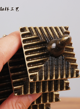 西安旅游纪念品大雁塔摆件中国古代建筑金属模型特色礼品送朋友