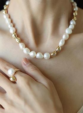 2025新品RC Retro Chic意大利复古首饰 伊甸园果实珍珠项链