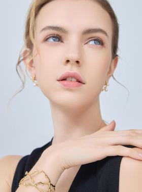 荆棘丛生珍珠手镯复古艺术小众