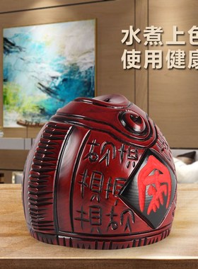 桃木存钱罐进门玄关装饰摆件客厅风水镇宅招财家居创意储蓄罐礼物