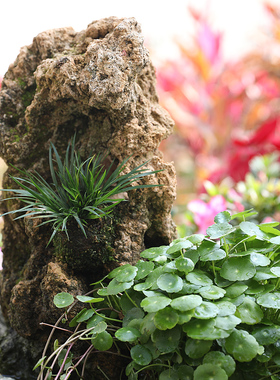 石磨假山石配件流水磨盘民宿景观装饰阳台庭院花园喷泉摆件造景
