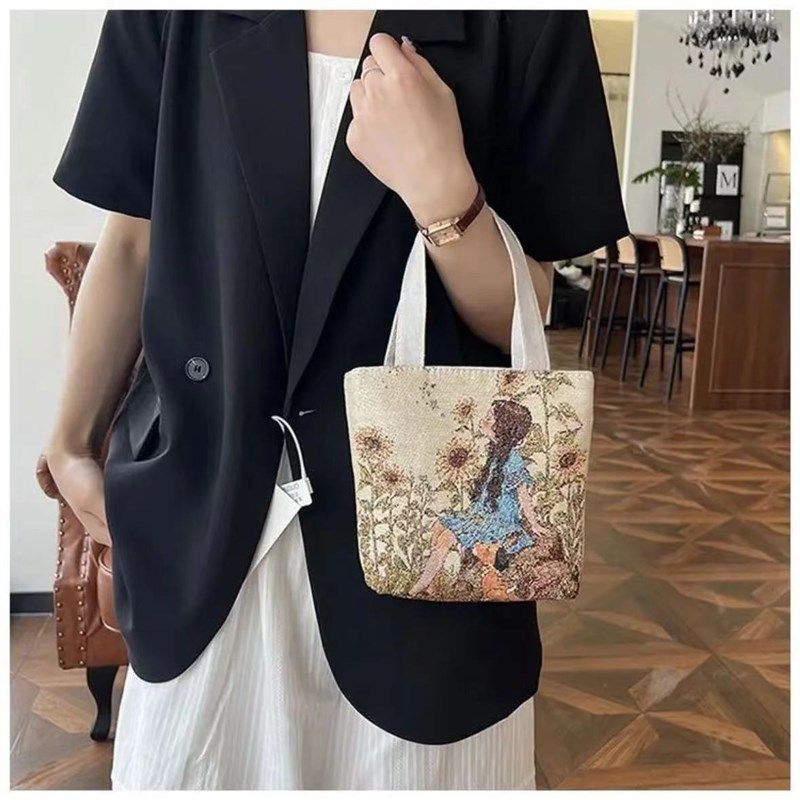 民族风收纳包双面刺绣手提包手拎外出手机零钱包随身包上班小拎包,淘宝优惠券,粉丝福利购,淘宝优惠卷