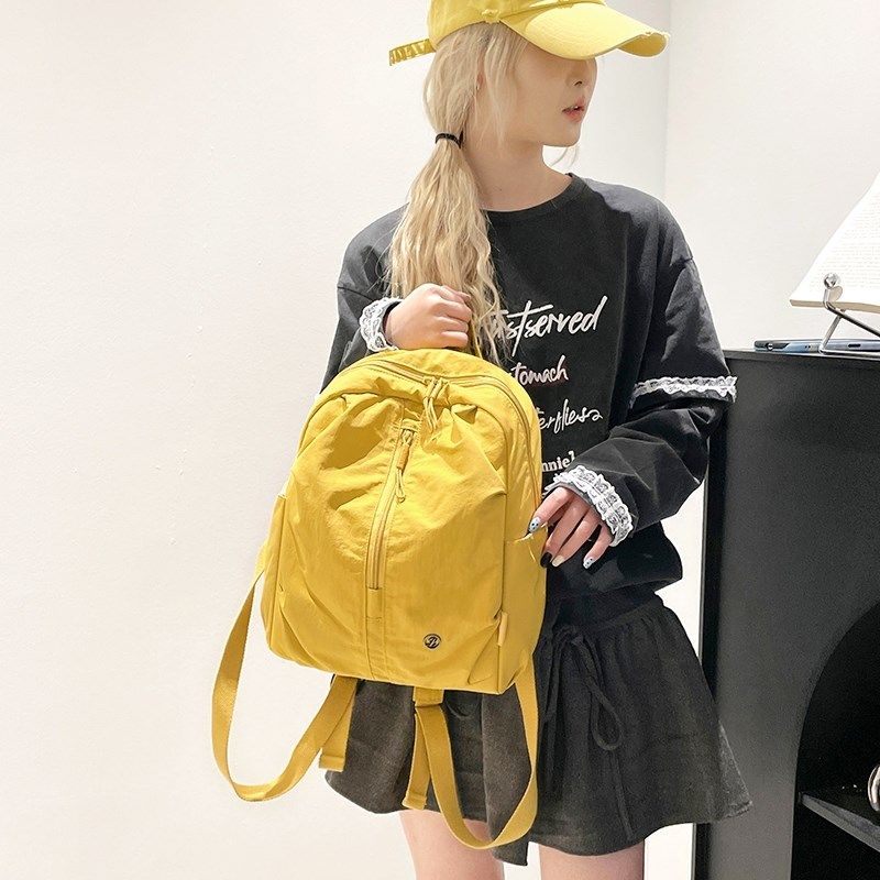 轻量化双b肩包女2025新款户外登山小背包旅游轻便休闲书包男大学,淘宝优惠券,粉丝福利购,淘宝优惠卷