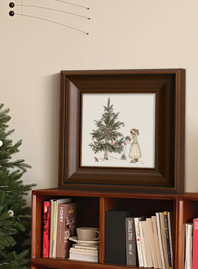 《安其拉》治愈系卡通卧室床头装饰画布置桌面摆件童趣圣诞节挂画