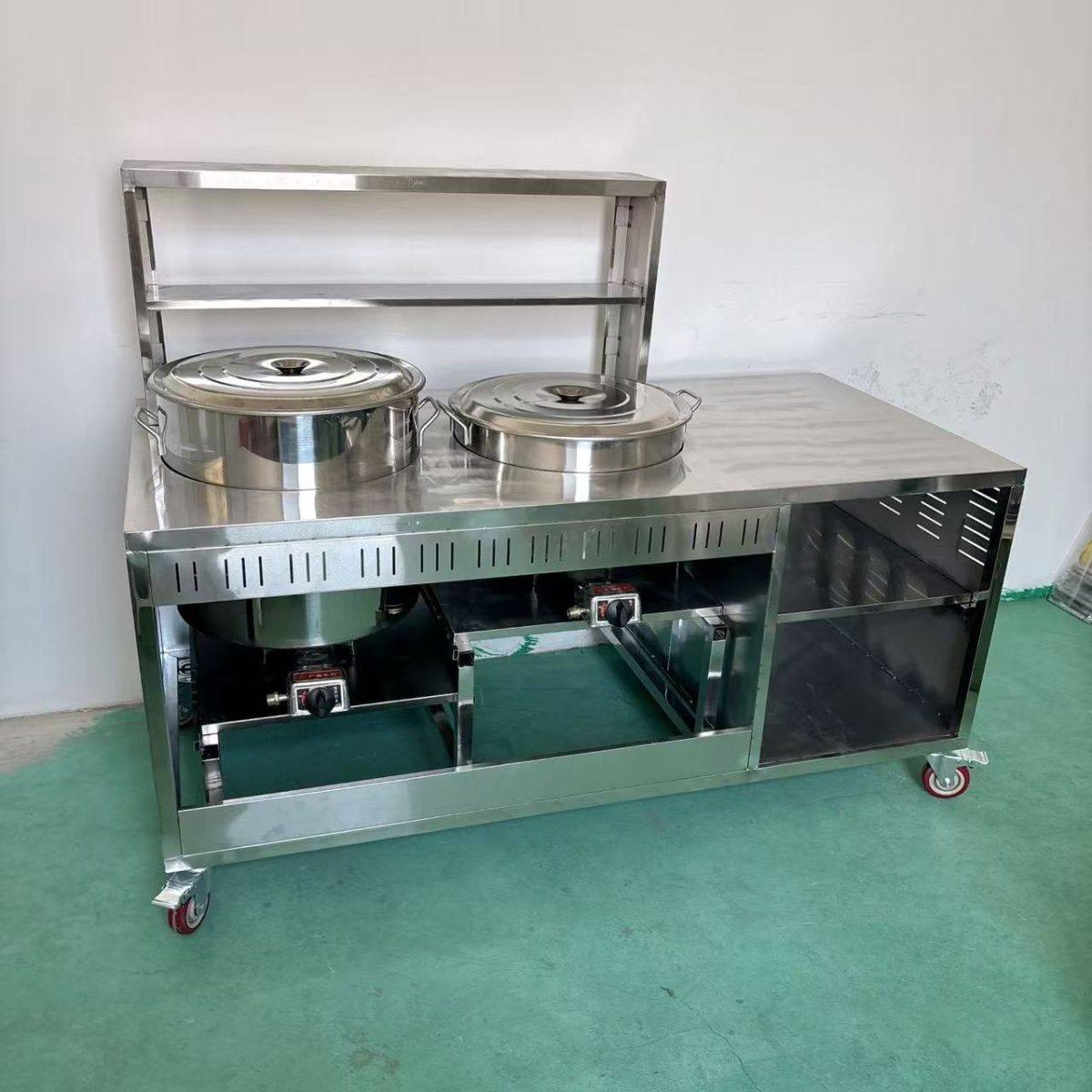 双头双桶煮面炉商用电热燃气煮面桶平底麻辣烫专用锅多功能汤粉炉,淘宝优惠券,粉丝福利购,淘宝优惠卷